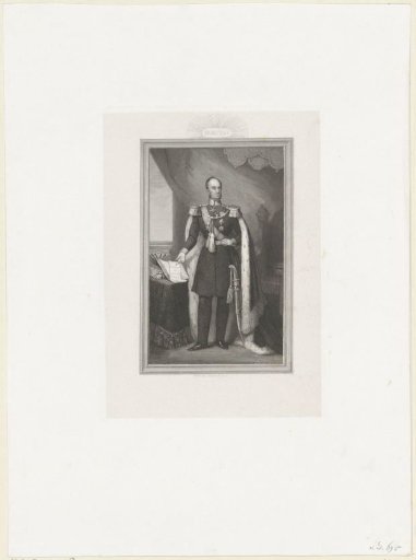 Portrait of William II, King of the Netherlands
