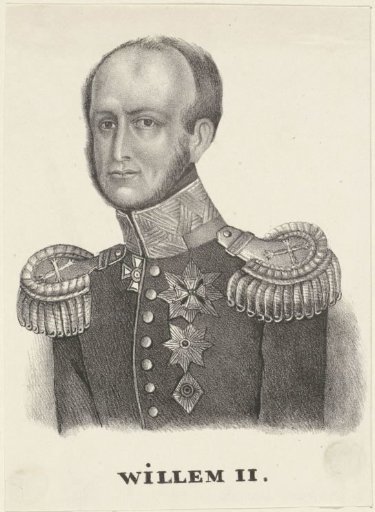 Portrait of William II, King of the Netherlands