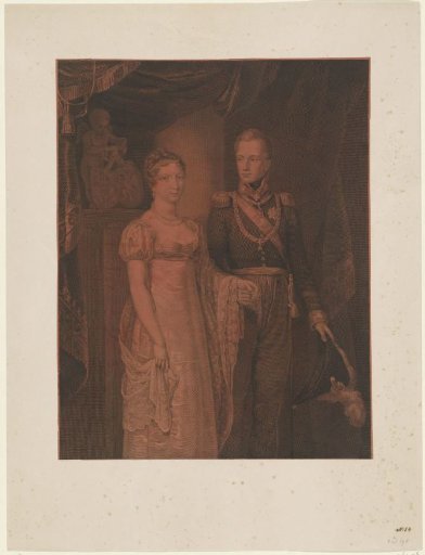 Portrait of William II, King of the Netherlands, and Anna Pavlovna Romanova