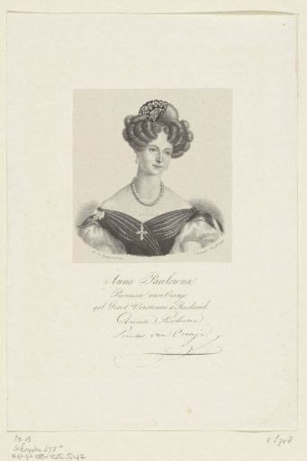 Portrait of Anna Pavlovna Romanova