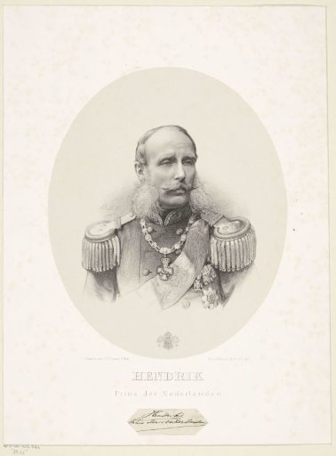 Portrait of Hendrik, Prince of the Netherlands