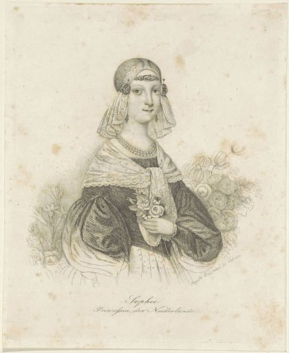 Portrait of Sophie, Princess of the Netherlands