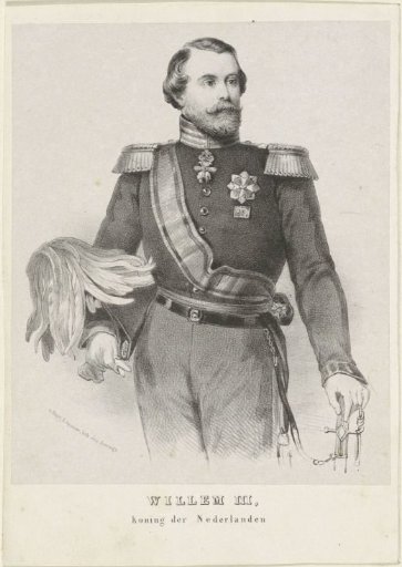 Portrait of William III, King of the Netherlands