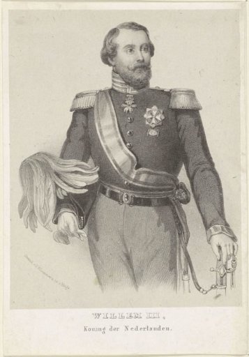 Portrait of William III, King of the Netherlands