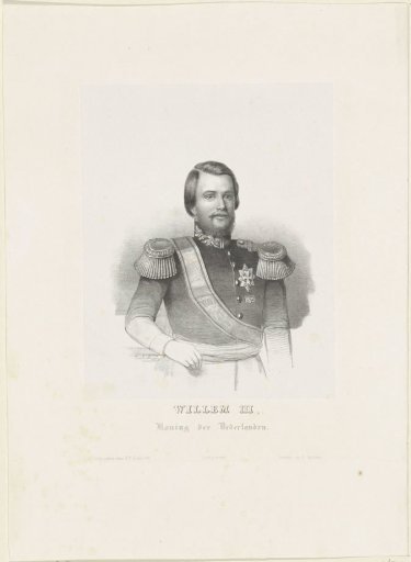 Portrait of William III, King of the Netherlands