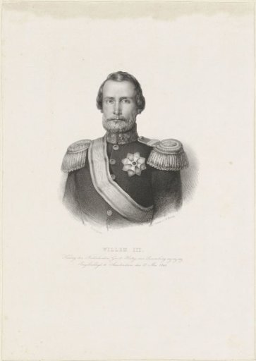 Portrait of William III, King of the Netherlands
