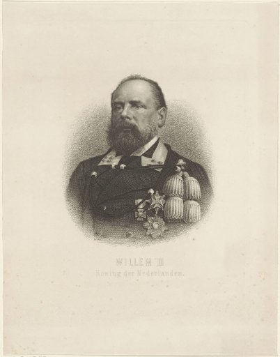 Portrait of William III, King of the Netherlands