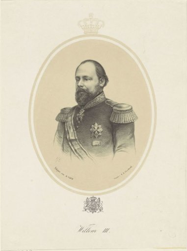Portrait of William III, King of the Netherlands