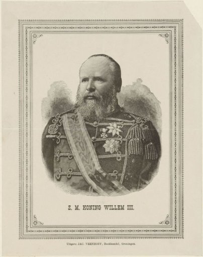 Portrait of William III, King of the Netherlands