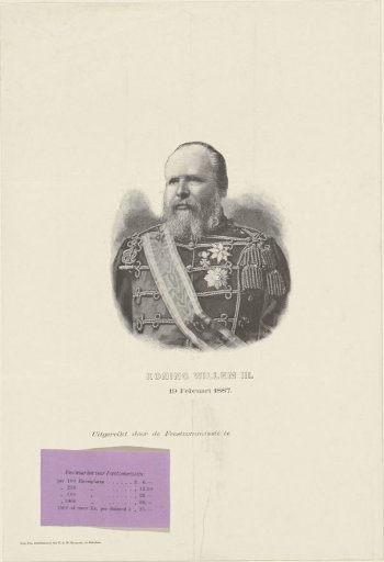 Portrait of William III, King of the Netherlands