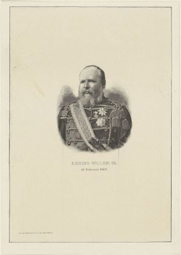 Portrait of William III, King of the Netherlands