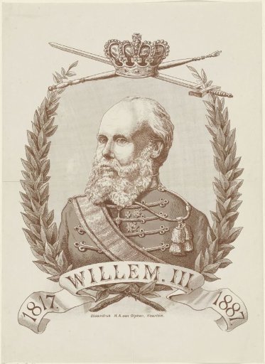 Portrait of William III, King of the Netherlands