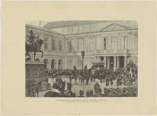 Funeral procession of William III, King of the Netherlands, 1890