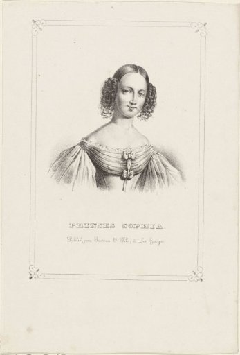 Portrait of Sophie, Princess of the Netherlands