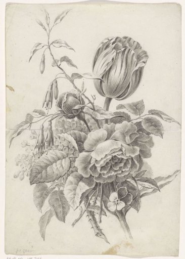 Bouquet with Tulip and Peony