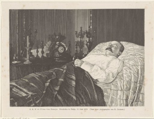 State bed of William, Prince of the Netherlands, 1879