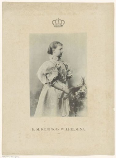Portrait of Wilhelmina, Queen of the Netherlands
