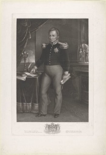 Portrait of William I Frederick, King of the Netherlands