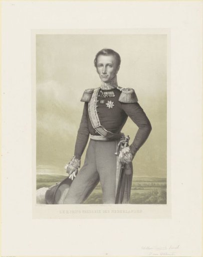 Portrait of Frederik, Prince of the Netherlands