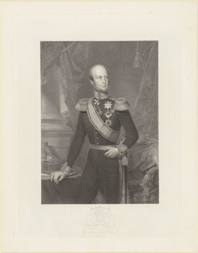 Portrait of Willem II, King of the Netherlands