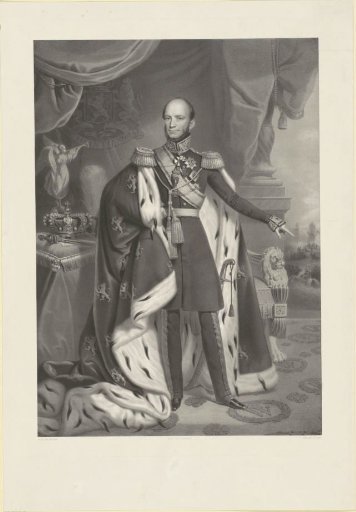 Portrait of William II, King of the Netherlands