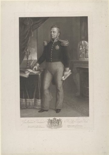 Portrait of William I Frederick, King of the Netherlands