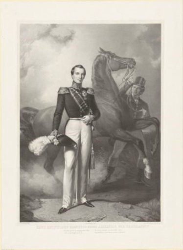 Portrait of Alexander I, Prince of the Netherlands