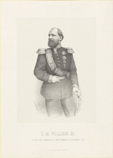 Portrait of William III, King of the Netherlands