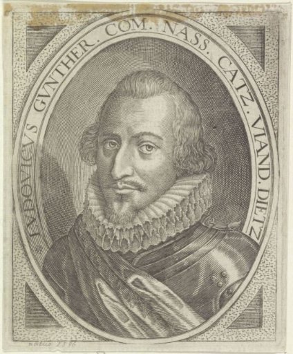 Portrait of Lodewijk Gunther, Count of Nassau