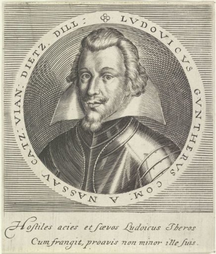 Portrait of Lodewijk Gunther, Count of Nassau