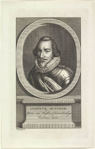 Portrait of Lodewijk Gunther, Count of Nassau