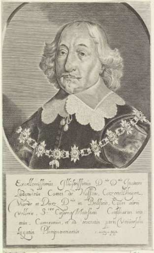 Portrait of Johan Lodewijk, Count of Nassau-Hadamar