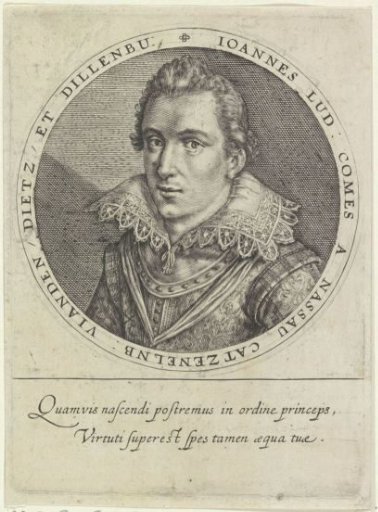 Portrait of Johan Lodewijk, Count of Nassau-Hadamar