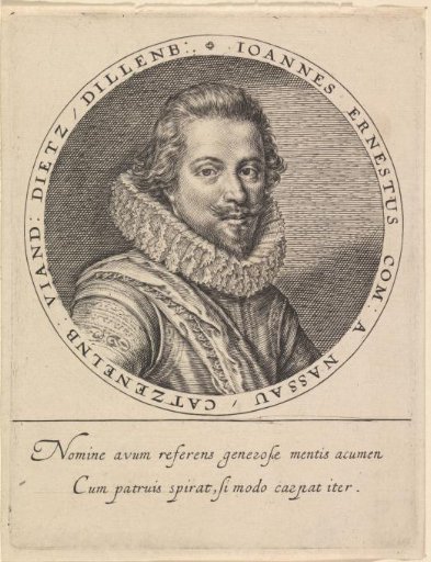 Portrait of Johan Ernst I, Count of Nassau-Siegen