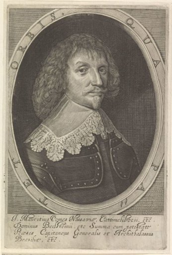 Portrait of Johan Maurits, Count of Nassau-Siegen