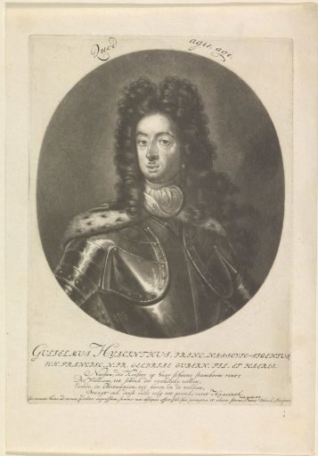 Portrait of Willem Hyacinth, Count of Nassau-Siegen