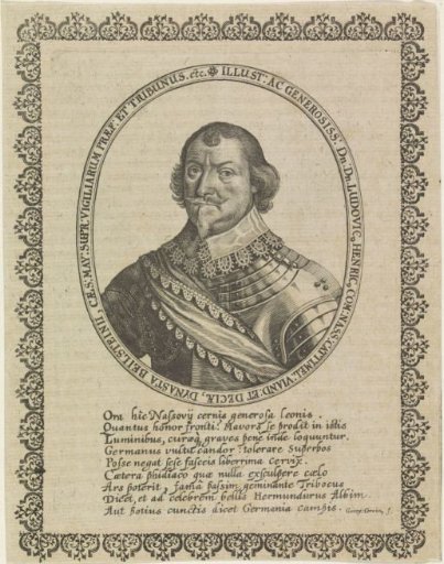Portrait of Lodewijk Hendrik, Count of Nassau-Dillenburg