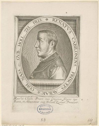Portrait of René of Châlon, Prince of Orange