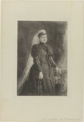 Portrait of Emma, Queen Regent of the Netherlands