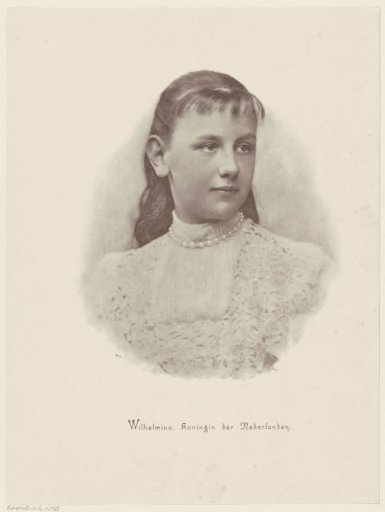 Portrait of Wilhelmina, Queen of the Netherlands