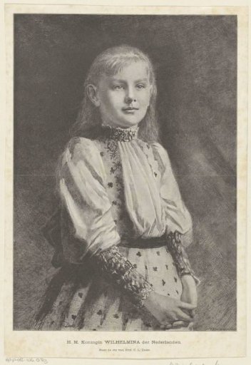 Portrait of Wilhelmina, Queen of the Netherlands