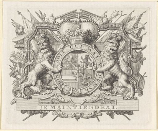 Coat of arms of William IV, Prince of Orange-Nassau