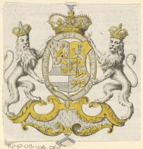 Coat of arms of William IV, Prince of Orange-Nassau