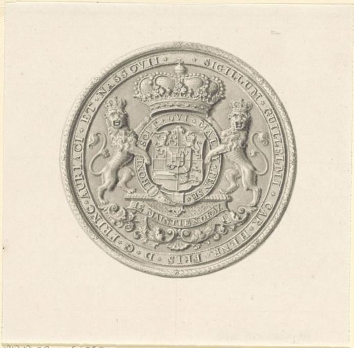 Coat of arms of William IV, Prince of Orange-Nassau
