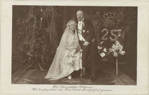 Portrait of Wilhelmina, Queen of the Netherlands, and Hendrik of Mecklenburg-Schwerin