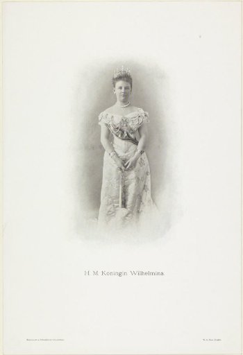 Portrait of Wilhelmina, Queen of the Netherlands