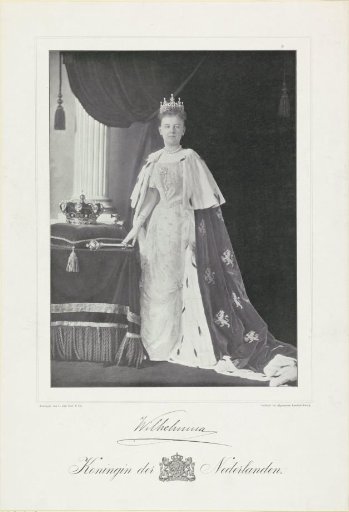 Portrait of Wilhelmina, Queen of the Netherlands