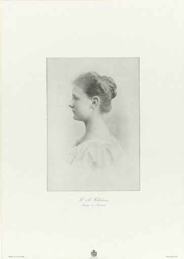 Portrait of Wilhelmina, Queen of the Netherlands