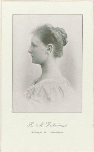 Portrait of Wilhelmina, Queen of the Netherlands