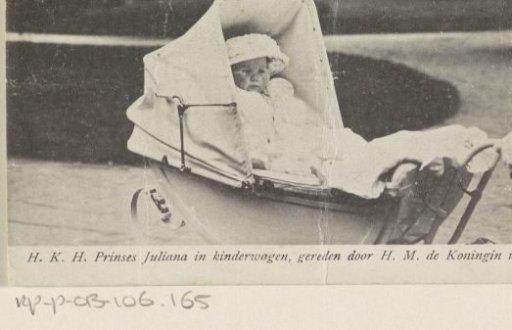 Wilhelmina, Queen of the Netherlands, and Juliana, Queen of the Netherlands, in the Vondelpark